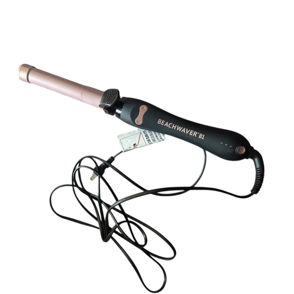 Beachwaver B1 Rotating Curling Iron 1” Ceramic Barrel Midnight Rose - Picture 2 of 8